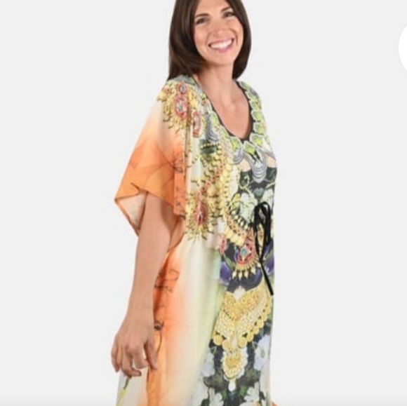 KAFTAN DRESS/COVER UP - Picture 3 of 9
